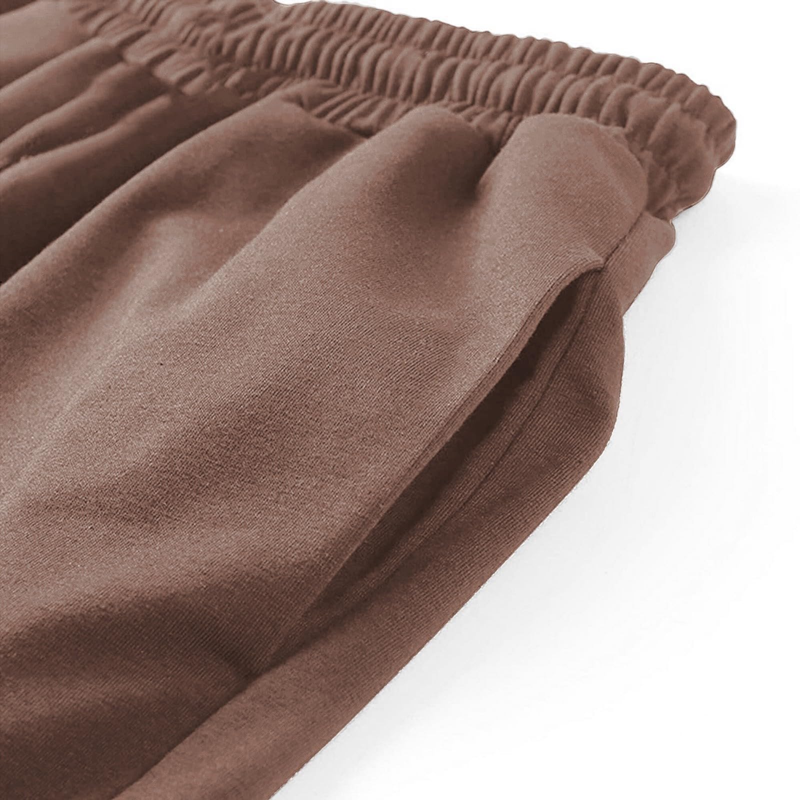 Pantaloni da jogging da donna, in cotone, caldi, a vita alta, larghi