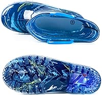 Vista 5 de HugRain - Botas de lluvia con luces para niños pequeños