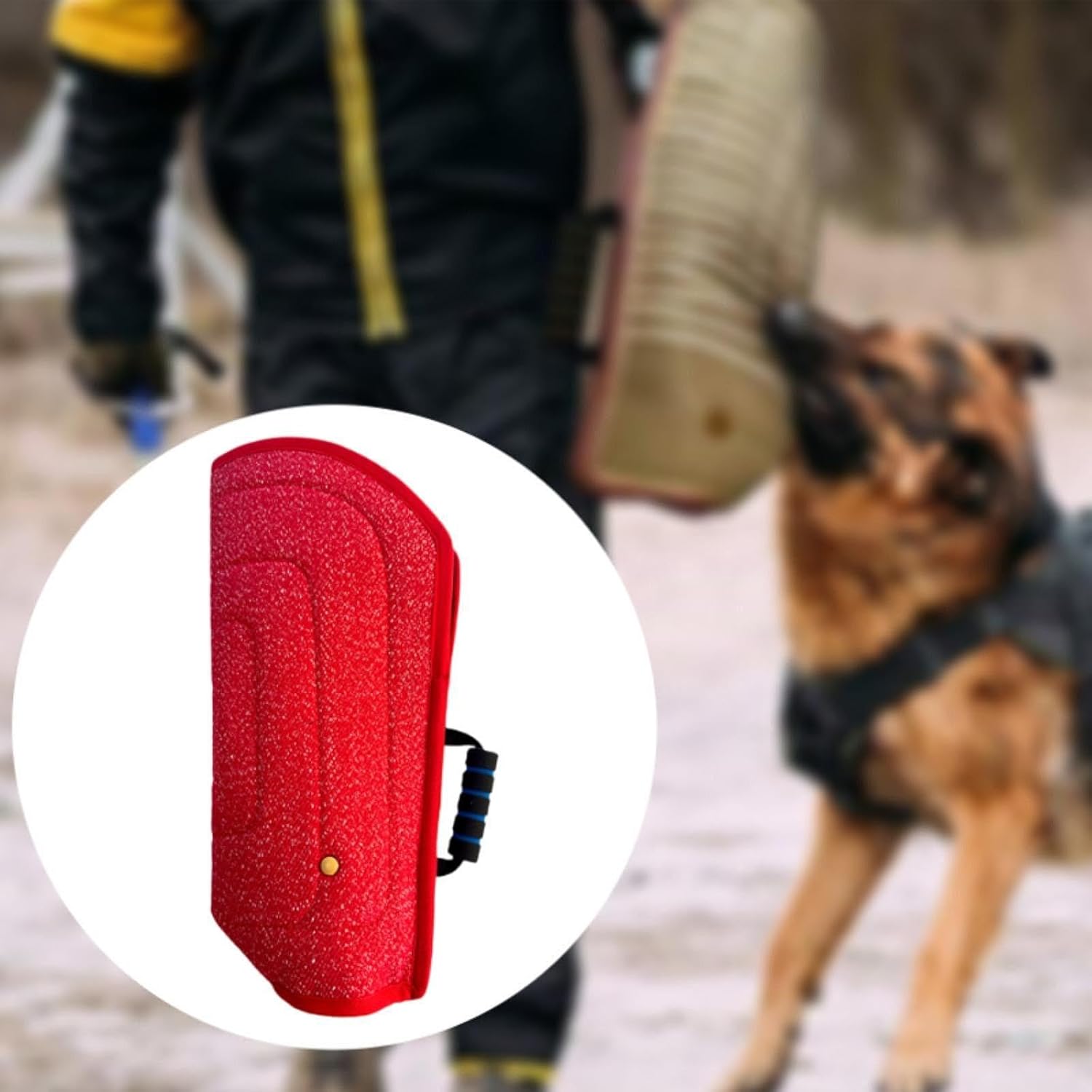 Baoblaze Bite Protection Sleeve, Bite Resistant, Heavy Duty Arm Protection, Dog Training Sleeve, Red White