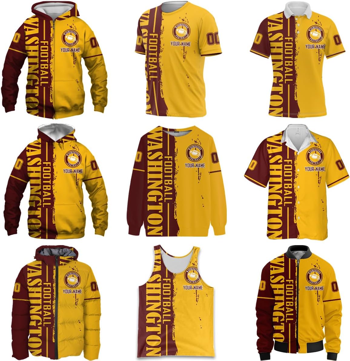 Men Personalized City Pride Name Number Logo Varsity Coat Custom Football Fan Gears Lightweight Windbreaker Jacket
