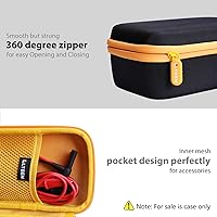 Vista 5 de Funda de transporte LTGEM para herramientas compatible con multímetro digital Fluke 117/115/116/114/113, bolsa de almacenamiento para detección