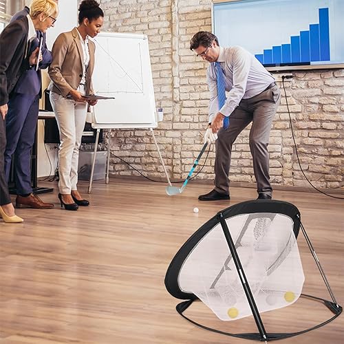 Vista 5 de Putters de golf, putters bidireccionales para hombres, mujeres, adultos, diestro/zurdo, juego de miniclub de golf para niños, adolescentes con 2