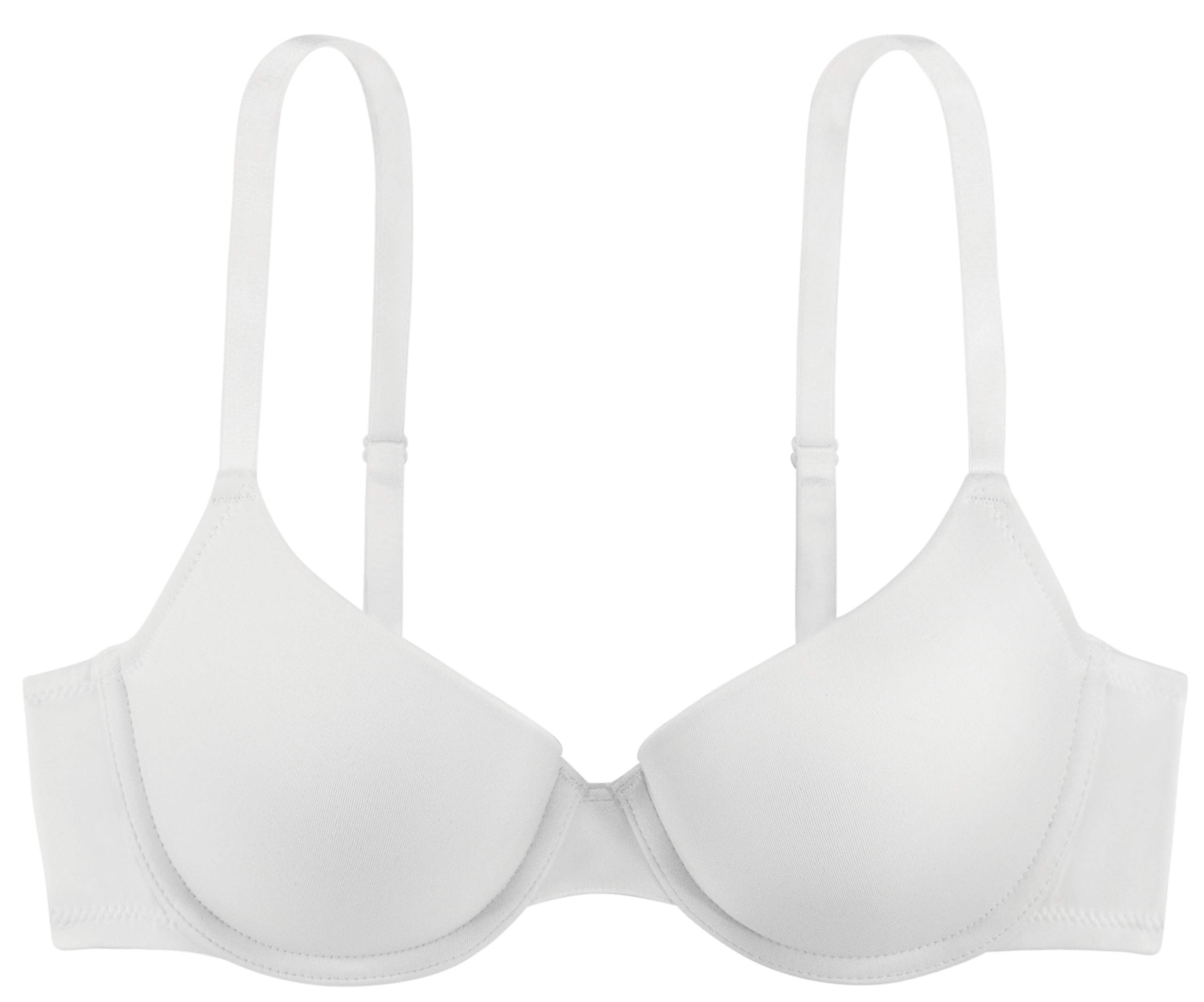 DORINA Simple Regular Tshirt Bras for Women Underwire/Wirefree Full Cup & 3/4Cup Padded & Non-Padded Demi Bra