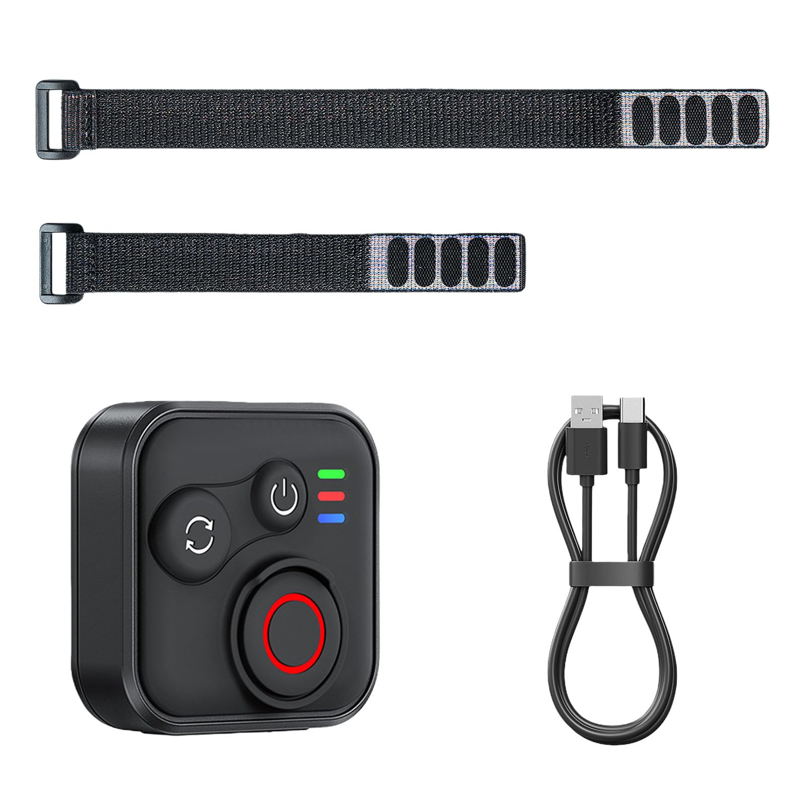 Télécommande Bluetooth sans fil pour smartphone Insta360 X5/X4/X3/Ace Pro/Ace Pro 2/GO3S/GO3/GoPro/ONE R/RS/Hero 13/12/11/iOS/Android, portée de 50 m, résistance jusqu'à 96 h, étanche avec dragonne de