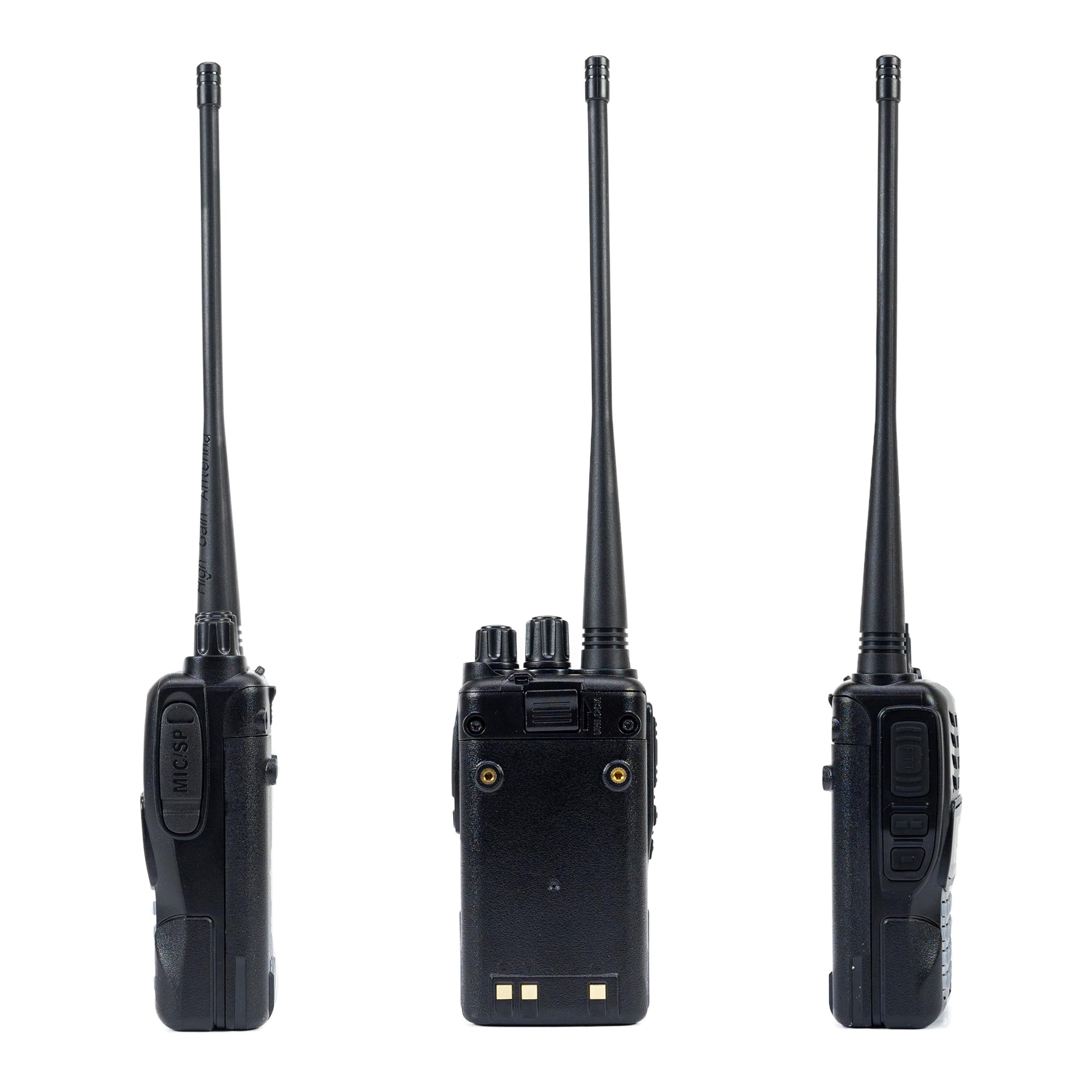 Kit de estación de Radio portátil VHF/UHF PNI Alinco DJ-500-E Potencia Ajustable, 200 Canales, 1500 mAh, Talk Around, VOX, Tot, CTCSS, DCS, Radio FM + Sticky Pad Azul de Regalo