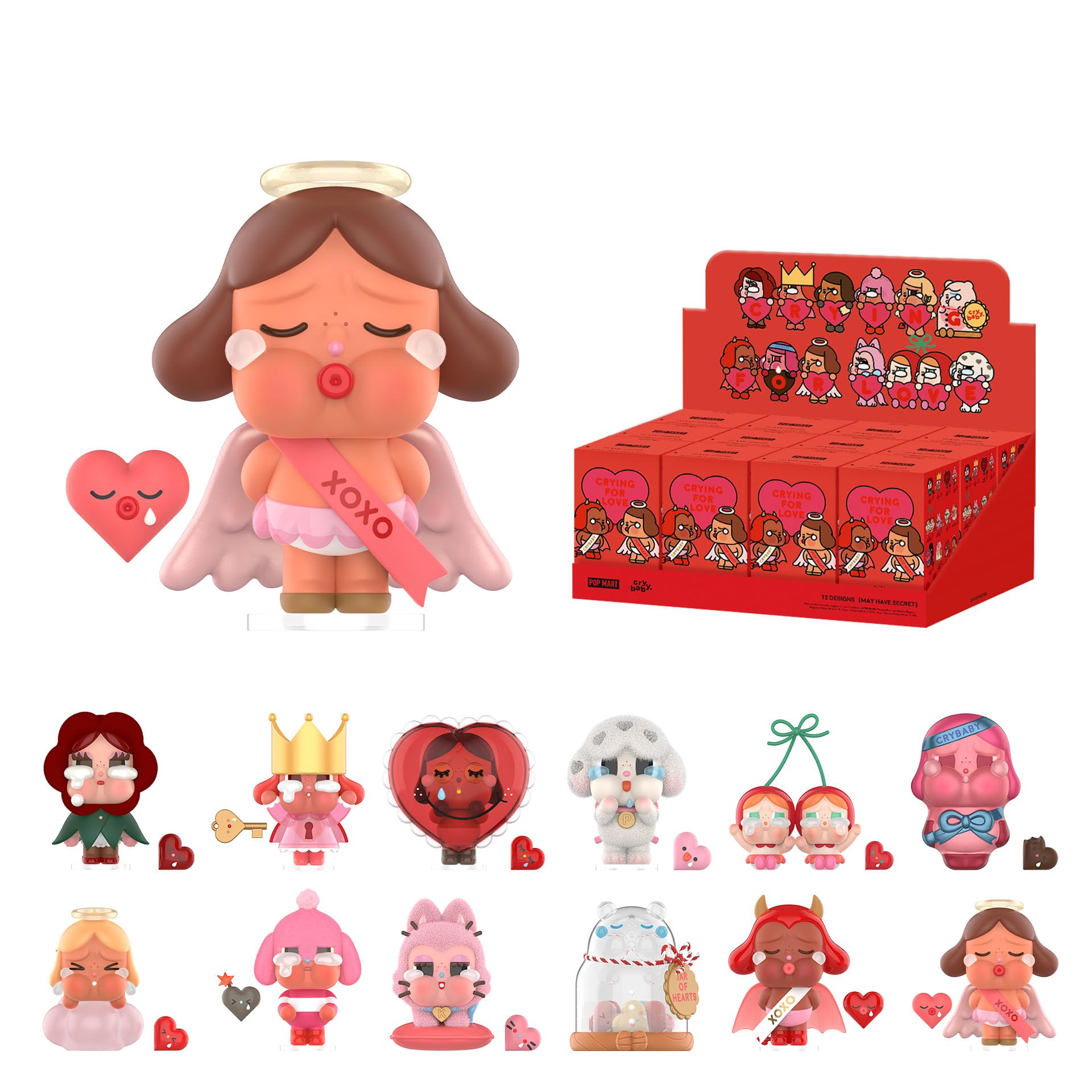 KRYBABY Crying for Love セット CRYBABY Crying For Love Blind Box Series by Molly Yllom x POP MART