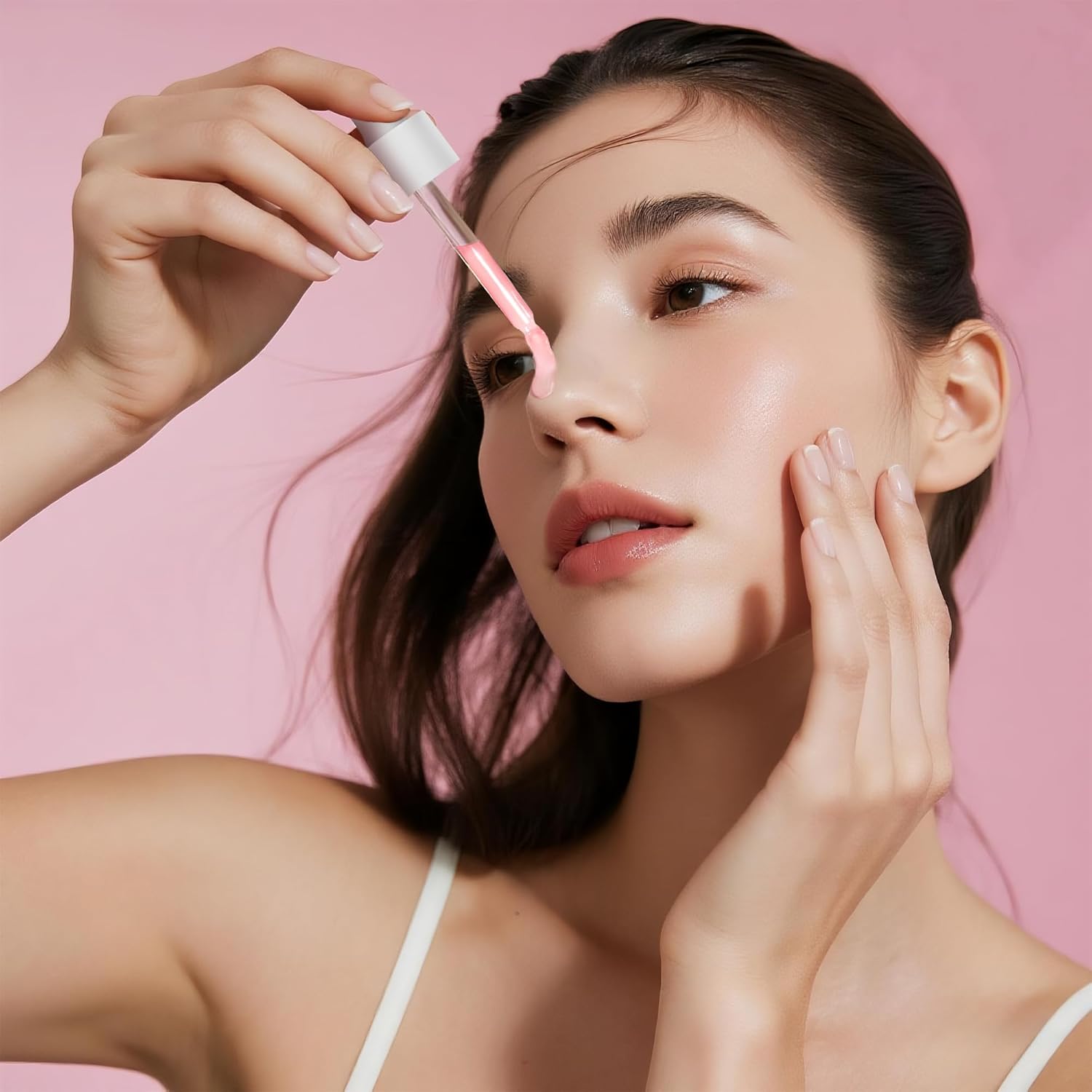 PDRN Serum Pink Peptide with Salmon DNA & 5 Peptides Complex, Face Serum for Hydrating, Moisturizing, Firming, Even-Looking Skin, 30ml / 1.01 fl.oz. - Image 8