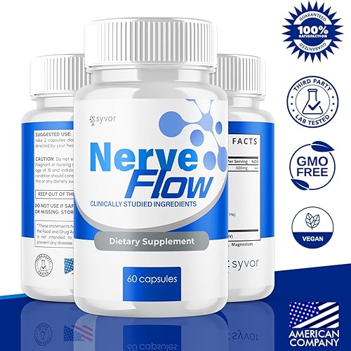 Miniatura 2 de Cápsulas de flujo nervioso, píldoras oficiales de flujo nervioso hechas con todos los ingredientes naturales, suplemento de apoyo ciático NerveFlow