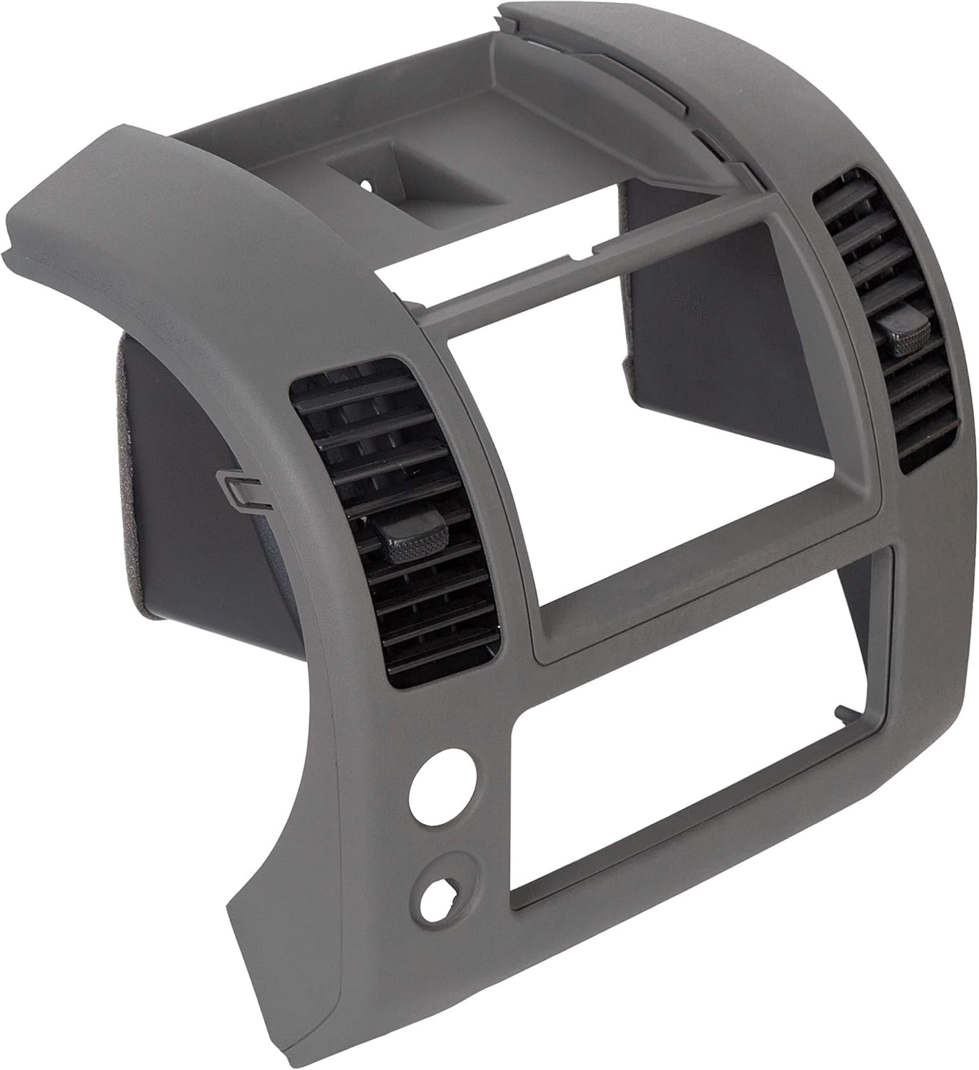 HECASA Center Dash Console Instrument Panel Cluster Lid Bezel Compatible with 2006-2016 Nissan Frontier Replacement for 68259-ZP16D 68259ZP16D, Gray