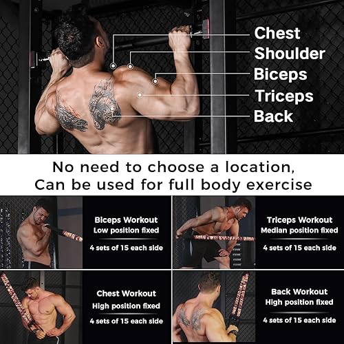 Miniatura 2 de INNSTAR Pull up Assist Band System Ajustable Anti Snap Chin Up Asistencia Banda de resistencia elástica "Patente pendiente"