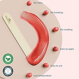 Lifestance Hard Wax Beads, 1lb Strawberry Red for Coarse Hair Removal, Painless Bikini and Body Waxing for Fine Hair - Wax Warmers at Home for Women and Men