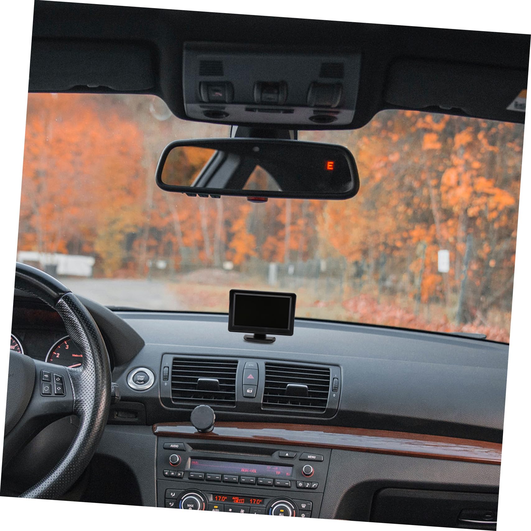 Happyyami 1 Juego Cámara y Monitor para Asistencia de Automóviles Sistema de Visualización Retrovisor Herramienta de Estacionamiento para Seguridad Vial DVD Instalación