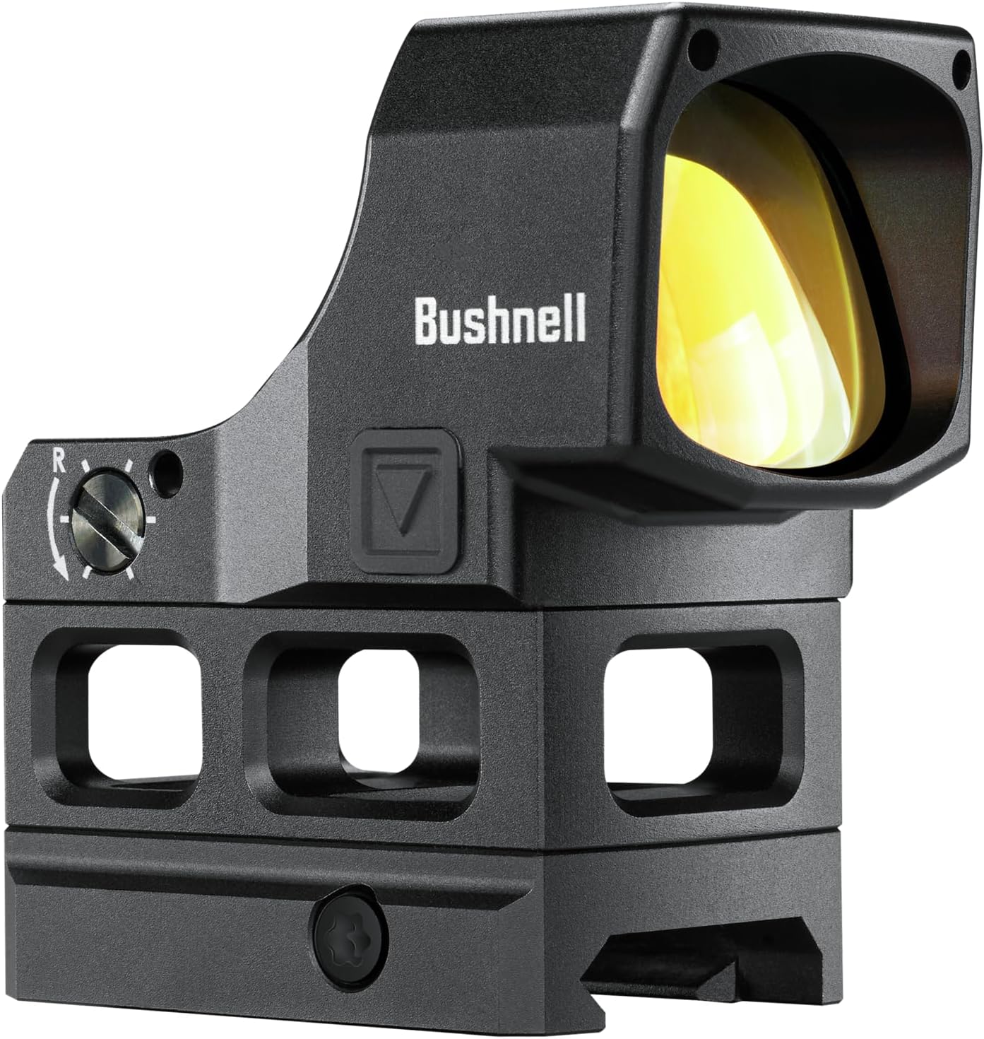 Bushnell RXM-300 Reflex Sight, 4 MOA Daylight Bright Red Dot, Shake-Awake, Massive 24x28mm Window for Unmatched FOV in All Weather Conditions, Low-Profile and High-Rise Mount, RMR Footprint