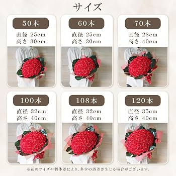 Amazon.co.jp: 彩香 ソープフラワー 花束 ギフト バラ ブーケ 誕生日
