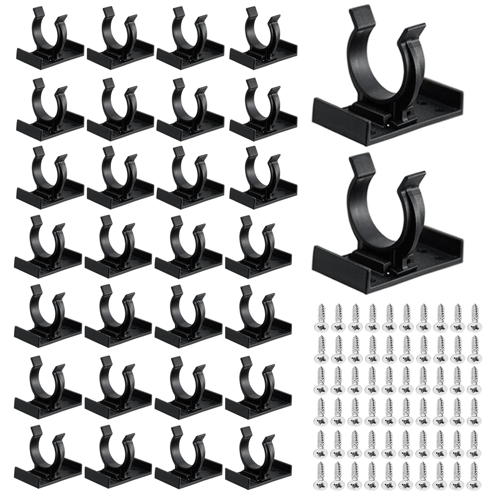 Heavy Duty Kitchen Plinth Clips, 30PCS Kitchen Kick Board Plinth Clips with 30 Screws
