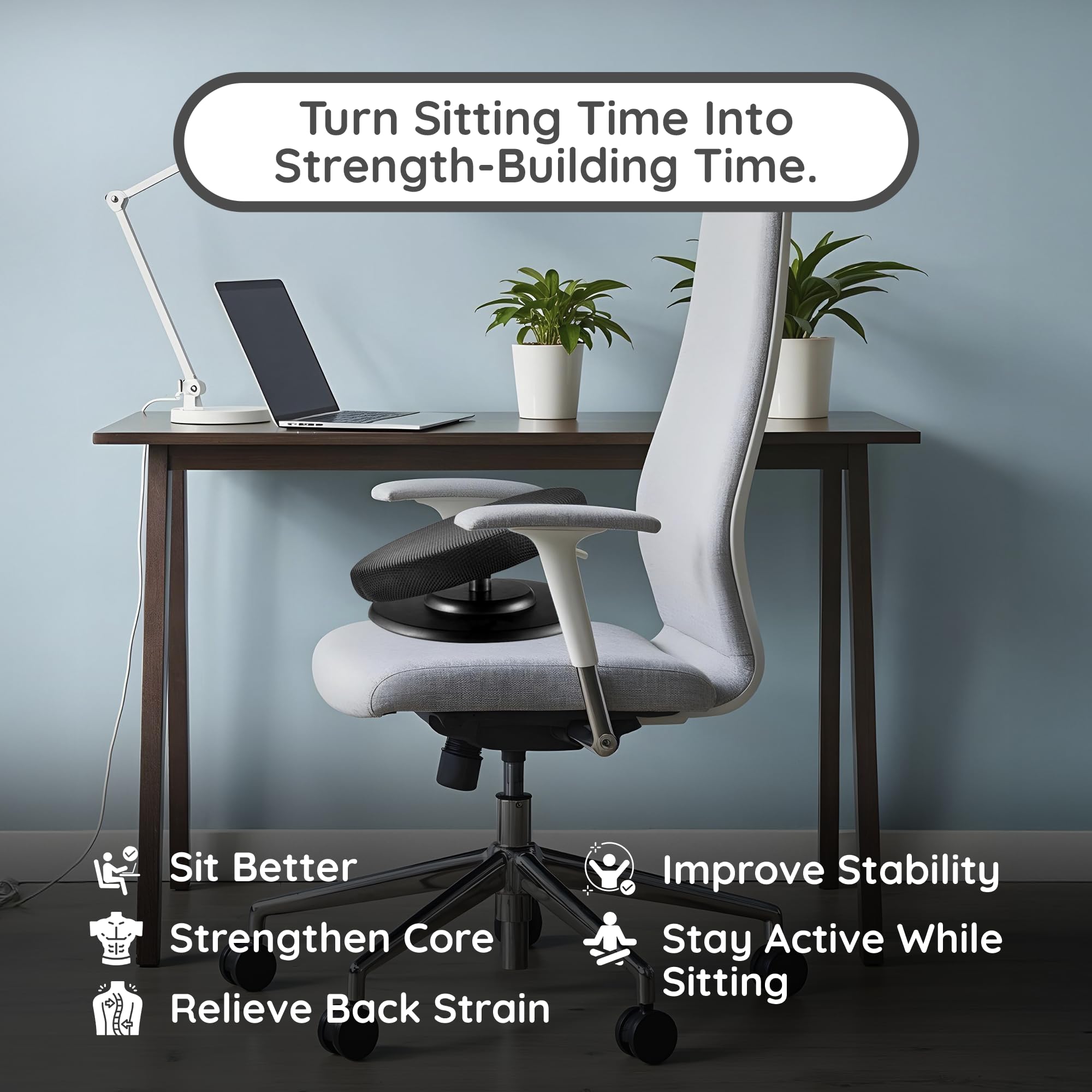 Entrenador central de postura de asiento de equilibrio