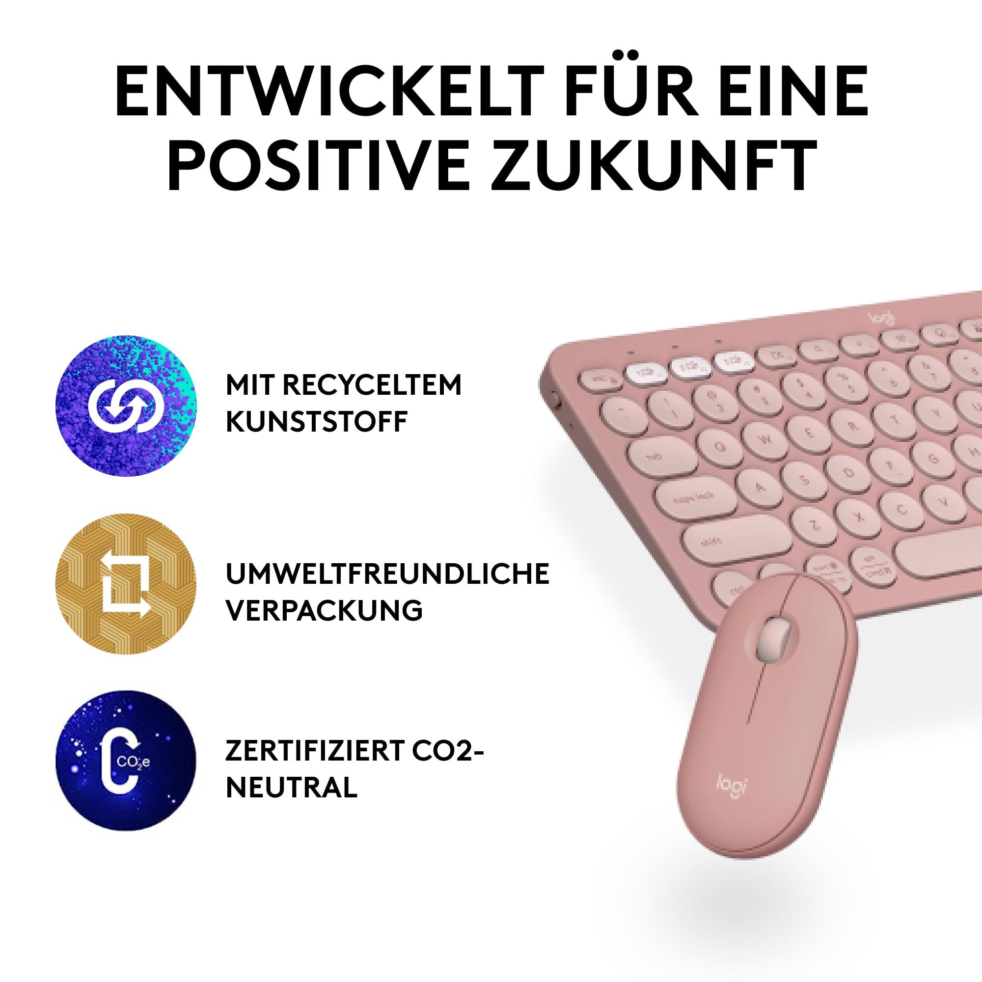 Logitech Pebble 2 Combo DEU QWERTZ