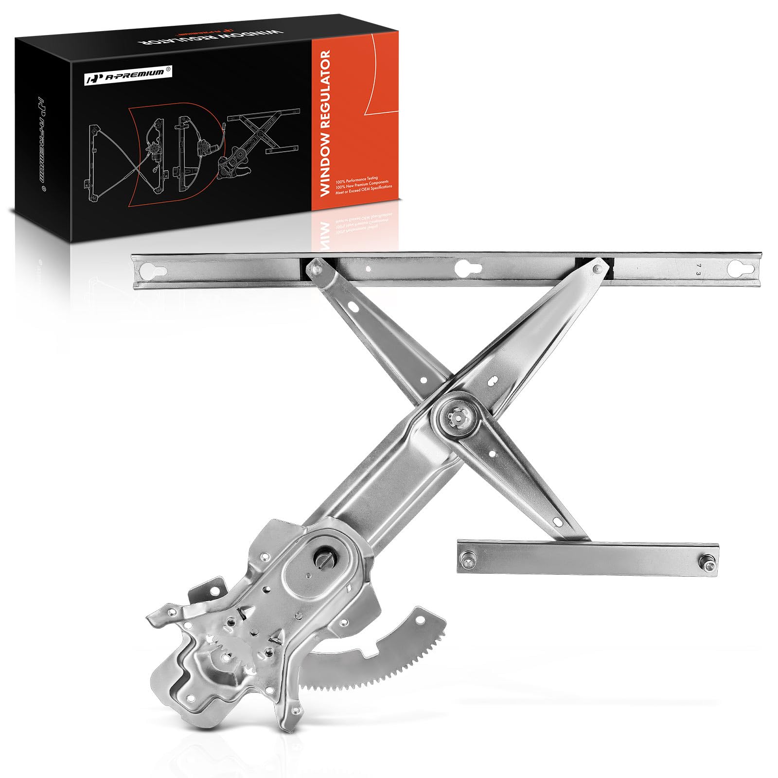 A-Premium Power Window Regulator Without Motor Compatible with Land Rover Discovery 1995-2004 Sport Utility Front Driver Side-image-36