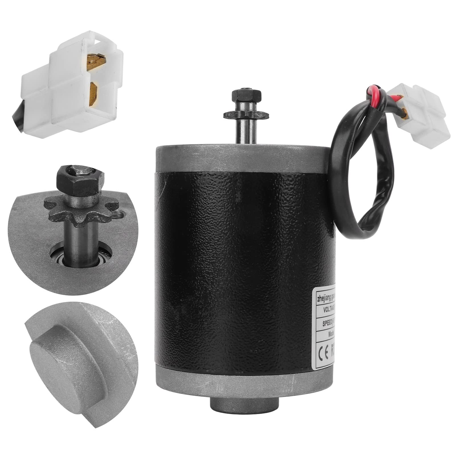 Zerodis MY6812 Silnik DC 12V 100W Elektryczny do Skutera i Roweru Elektrycznego