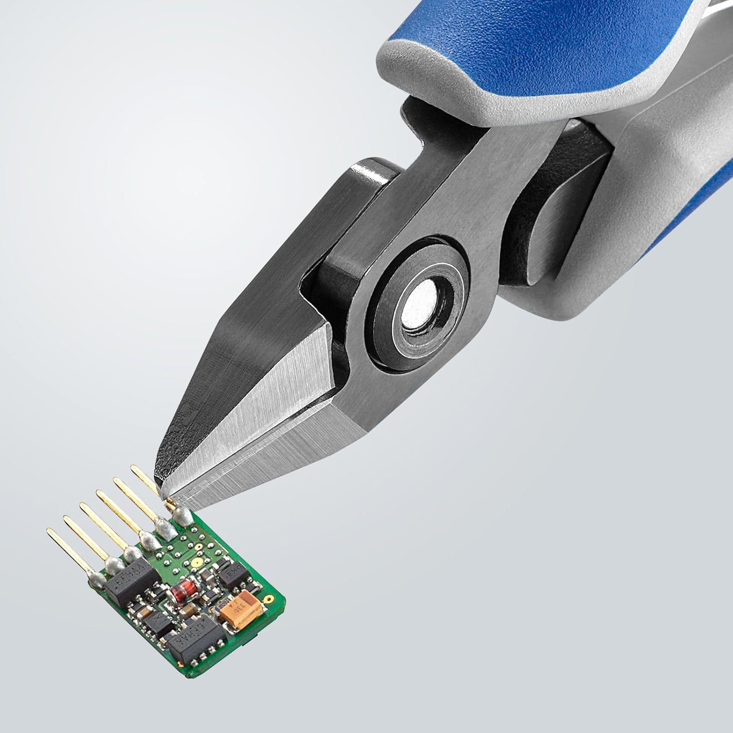 KNIPEX Precyzyjne szczypce tnące boczne dla elektroników z osłonkami wielokomponentowymi 125 mm, 79 32 125
