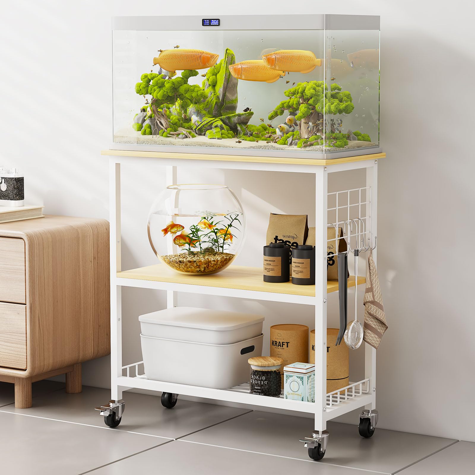 Amazon.co.jp: Jisentoll 水槽台 幅65×奥行30×高さ65cm 総耐荷重約 