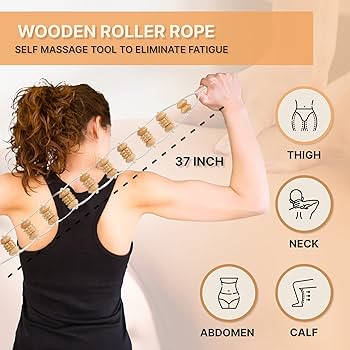 ピラティス器具 ナチュラルウッド Amazon.com: Nuddspa Wood Therapy Massage Tools 6-in-1