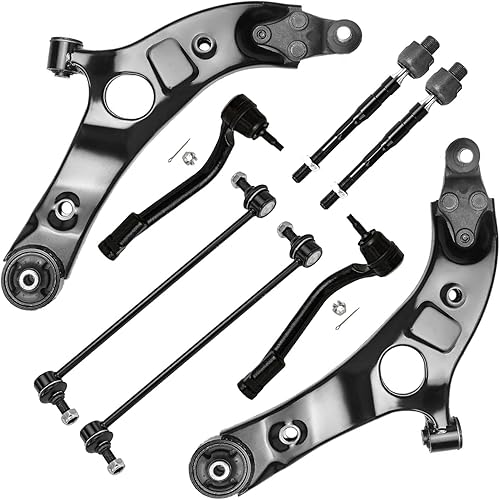 Miniatura 1459 de Detroit Axle - Kit de brazos de control de extremo delantero RWD para Dodge Ram 03-06 2500 3500, 2 brazos de control superior con rótula 2 varillas