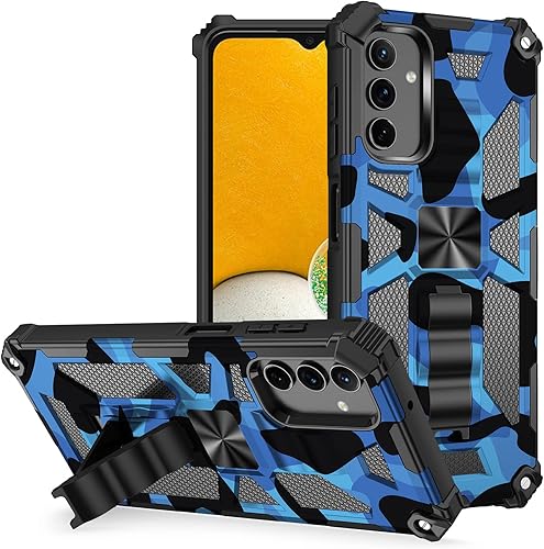 CCSmall Funda de camuflaje para Samsung Galaxy A13, funda para teléfono Galaxy A04s, protección resistente a prueba de golpes, grado militar,
