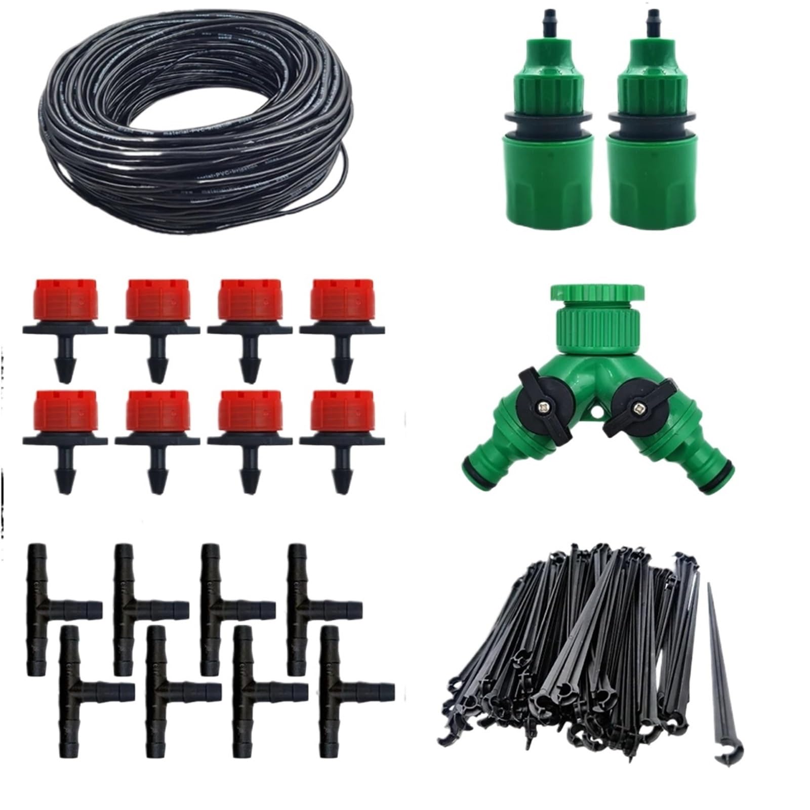 Lcvzxcfkx 30M Watering Kit-A Watering Hose Pvc Micro Irrigation Pipe Drip Irrigation Tubing Sprinkler