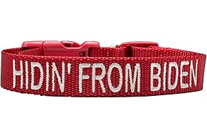 Valentine's Day Matching Dog Collar and Bracelet Set by HIDIN' FROM BIDEN