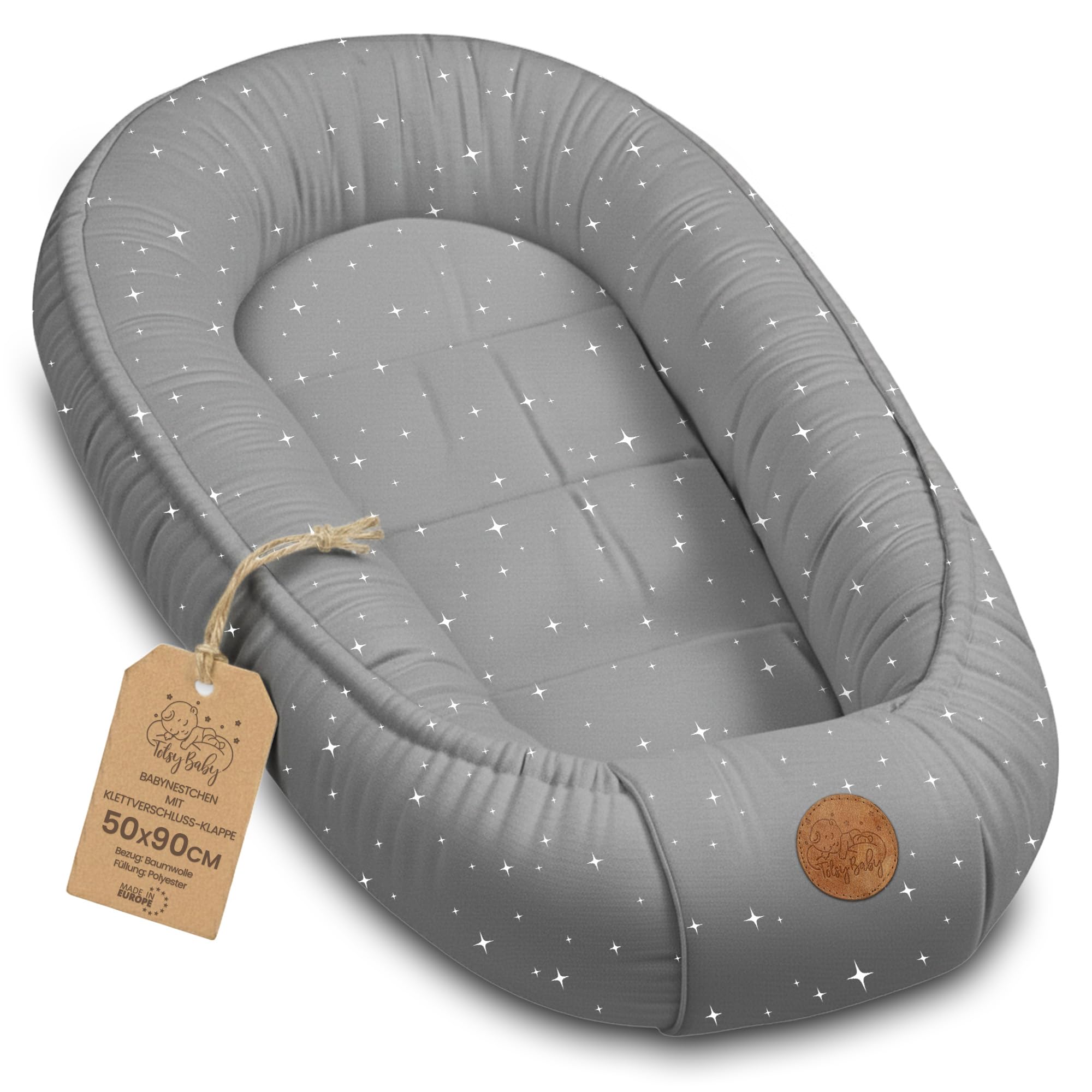 Riduttore lettino neonato - 90x50 cm baby nest trasportabile per neonati nido culla pod cocoonababy babynest antisoffoco Galaxy