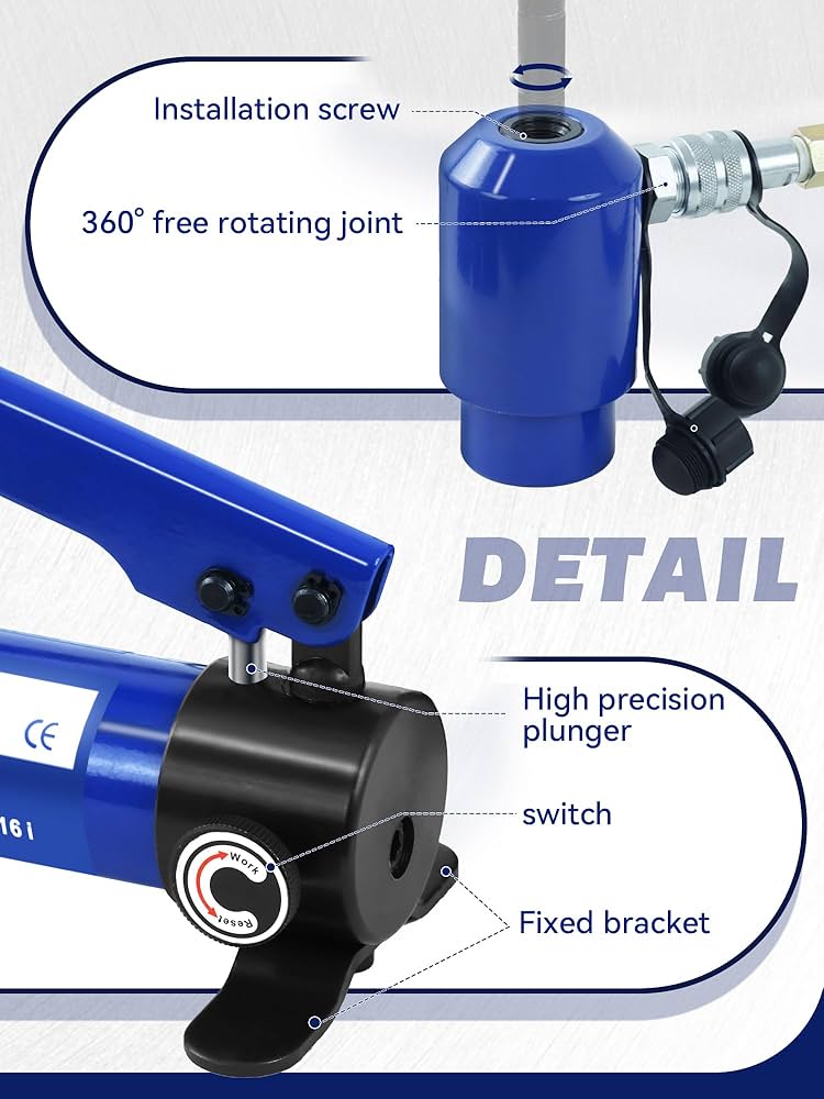 AMZCNC Hydraulic Knockout Punch Electrical Conduit Hole