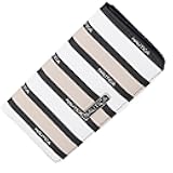 Seaside Slim Womens Wallet RFID Blocking Credit Card Holder, Coin Purse, Checkbook Organizer Clutch, Small Vegan Leather Wallet for Travel, Multi Stripe