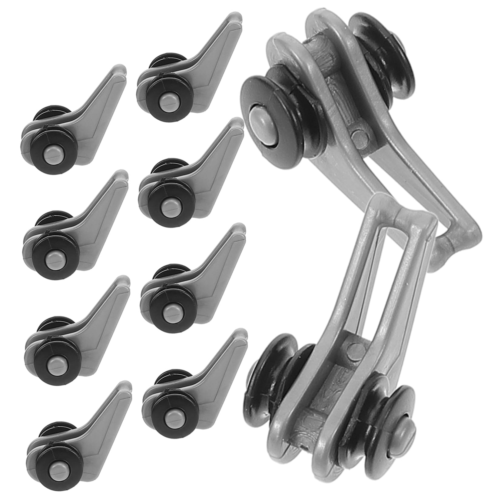 KICHOUSE 10pcs Portable Fishing Lure Hook Keeper for Sea Fishing Reliable Bait Fixing