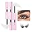 Mavphnee Lash Bond and Seal Clear Strong Hold Eyelash Adhesive Quick Drying Cluster Lash Glue 72Hours Long Lasting 2 in 1 Eyelashes Glue for DIY Lash Extensions Waterproof Cluster Glue