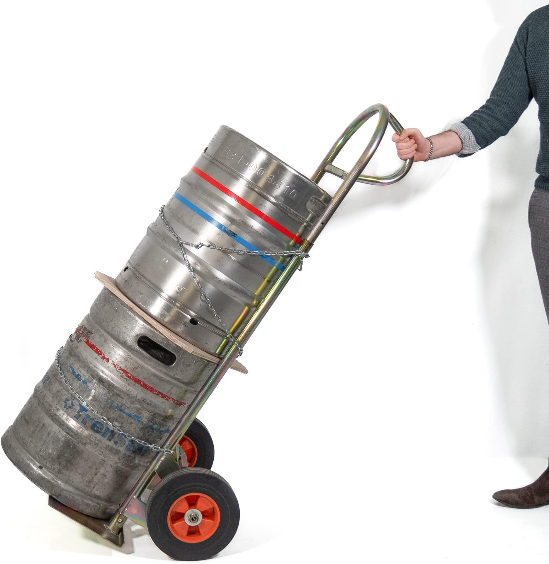 300KG LIFT KEG MOVER HAND TRUCK SACK TROLLEY PUNCTURE PROOF TYRES