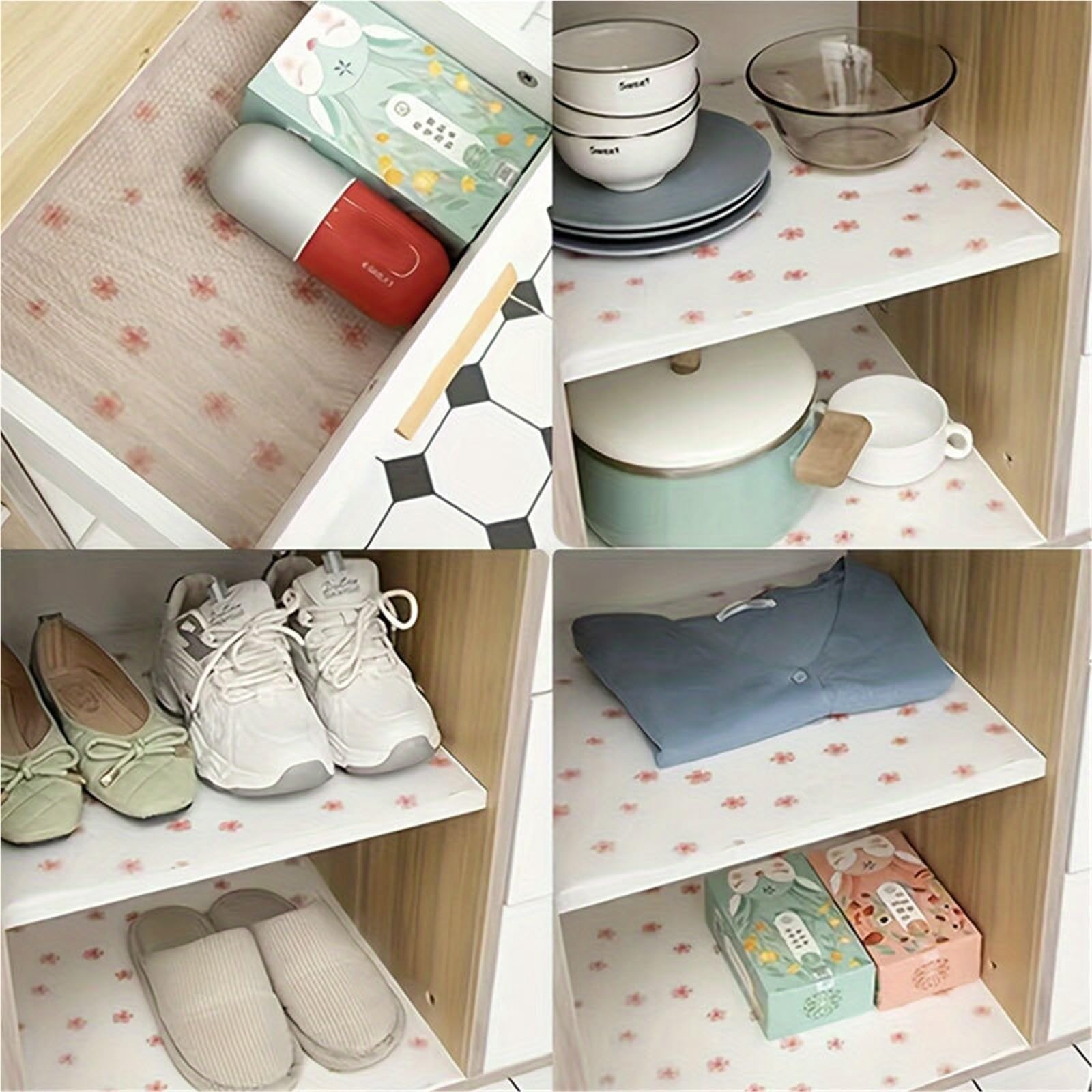 2 Stück Regaleinlage, EVA-verdickte Schrankeinlage, for Schrank, Regal, Kühlschrank, Schublade und Theke sowie Aufbewahrung, Wohnaccessoires FüR KüChenschräNke(100x45cm)