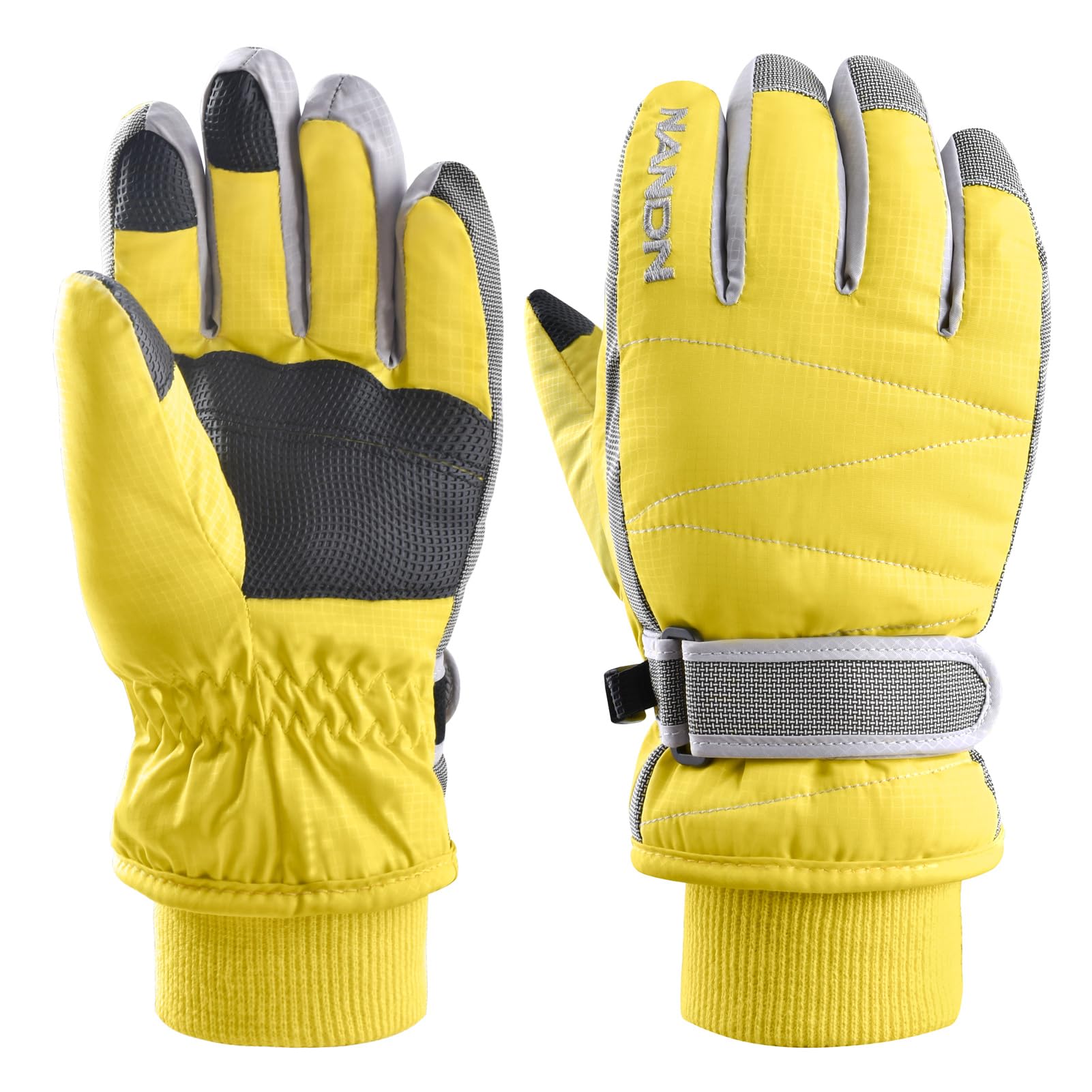 Azarxis Kids Children Ski Gloves Winter Snow Gloves Waterproof Winter Warm Glove for Snowboarding, Sledding