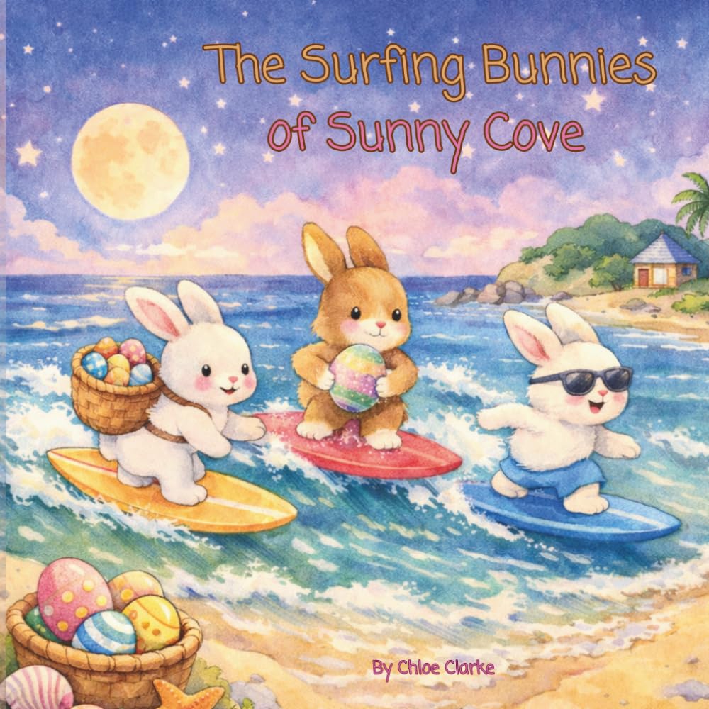 The Surfing Bunnies of Sunny Cove: An Easter Beach Adventure with Surfing Bunnies and Hidden Eggs (Sunny Cove Stories)
