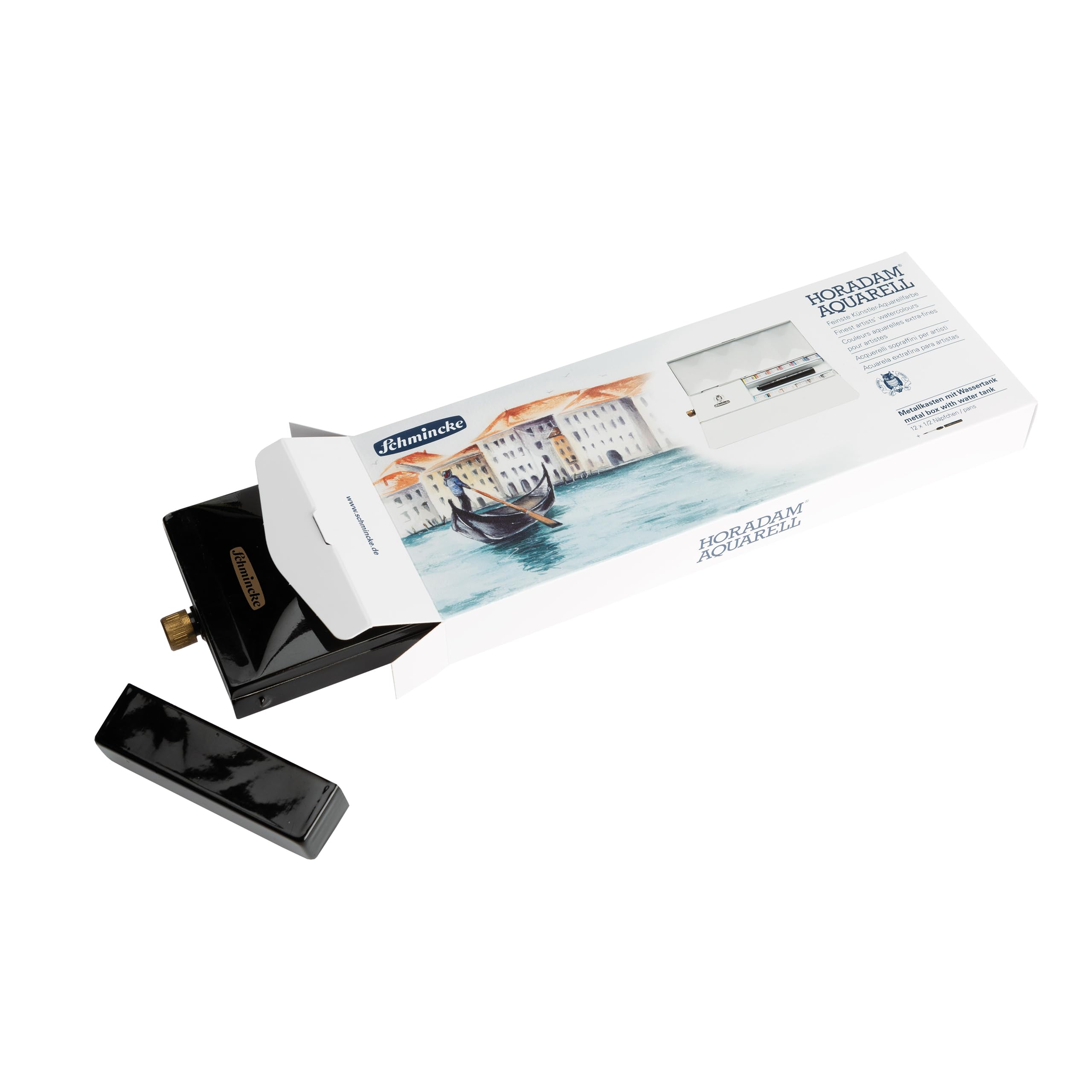 Schmincke Horadam Aquarell 74 659 097 Boîte en métal 12 1/2 bols