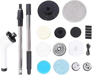 Toilettenbürste, Schnurlose Reinigungsbedarf Peelingsbürste mit Einer IPX7 -Wasserdicht für Böden, Möbel, Badezimmer, Küche, Autos und Innenräume für Tiefe Reinigung und Polieren