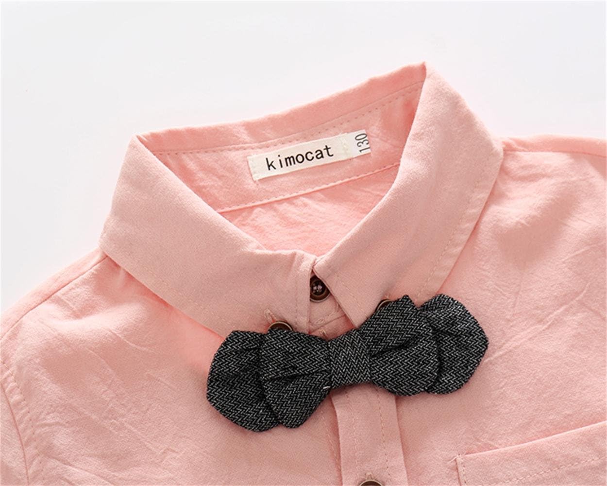 Boys 3Pcs Clothing Sets Cotton Long Sleeve Bowtie Shirts +Vest +Pants Casual Suit - Image 3