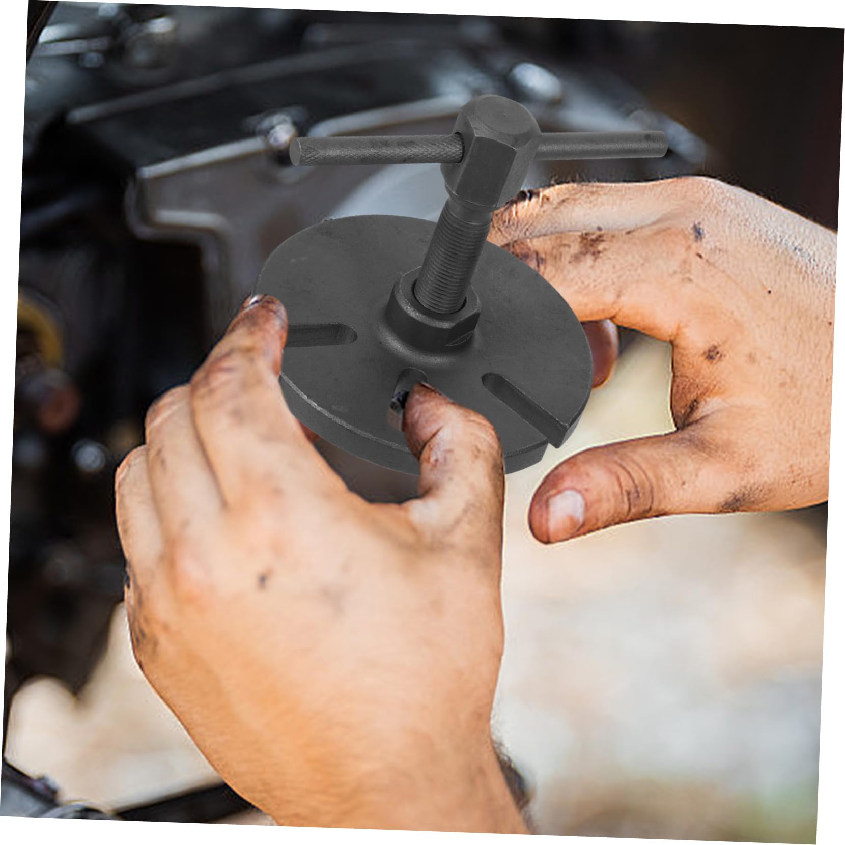 Cabilock Motorrad Abnehmbar Schnell Kohlenstoffstahl aus Schwungradabzieher Zuverlässig Verarbeitet für Motorradreparatur und Vielfältige Anwendungen