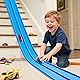 INKZOO Flex Tracks 15 Ft Starter Set Flexible Race Track for Kids 3+, Flexible Car Track Race Car Ramp Track Compatible with Diecast 1/64th Cars, Portable Rolls Up Race Tracks with Strong Suction Cups Product Image 1