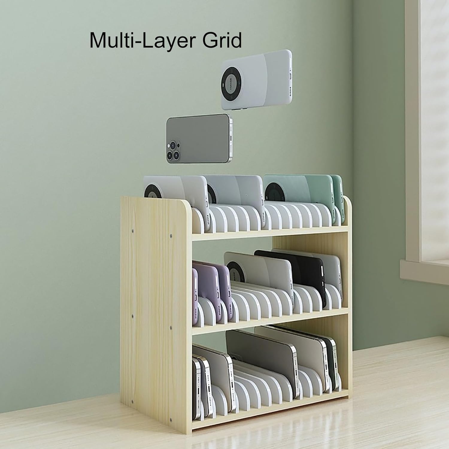 Cell Phone Locker - Keep Your Mobile Phones Secure with Mobile Phone Storage Cabinet - Ideal for Students, Workers, and Examination Rooms - Office Supplies Phone Jail