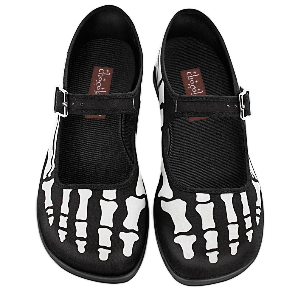 Hot Chocolate Design Chocolaticas Funky Canvas Women's Mary Jane Flat Shoes — view 109