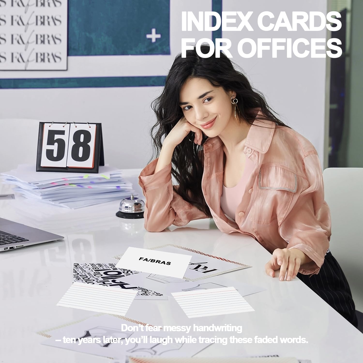 Tarjetas de índice de 3 x 5 pulgadas, paquete de 600 tarjetas de índice rayadas para estudio, tarjetas de notas de índice rayadas, tarjetas de notas de 3 x 5 pulgadas, tarjetas de índice pequeñas