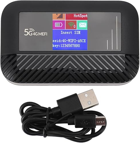 Miniatura 7 de VBESTLIFE Enrutador WiFi móvil 4G LTE desbloqueado con ranura para tarjeta SIM, dispositivo de punto de acceso portátil, mini módem inalámbrico de