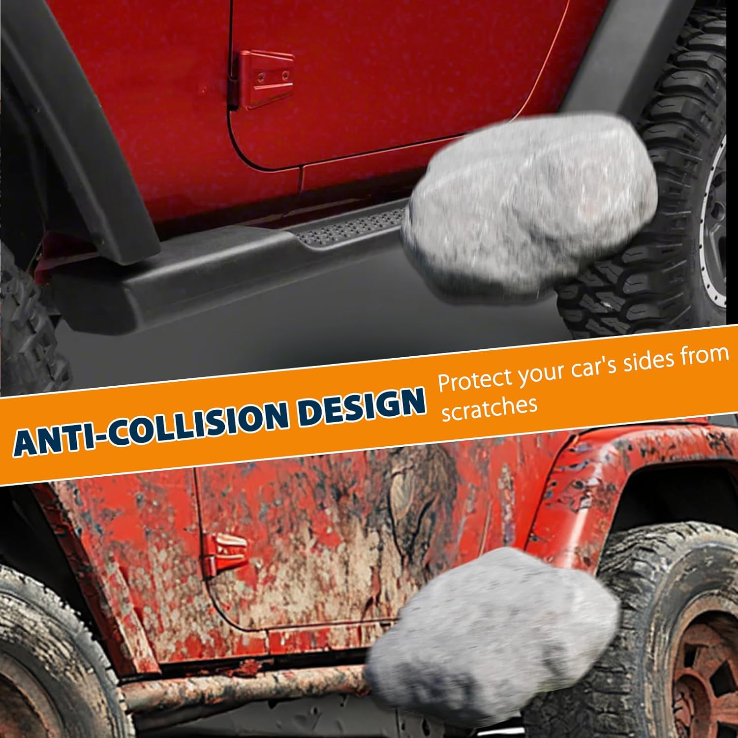 CALLIERT 6 Inches OE Style Running Boards, Matte Black Side Steps Compatible with 2007-2018 Jeep Wrangler JK 2 Door