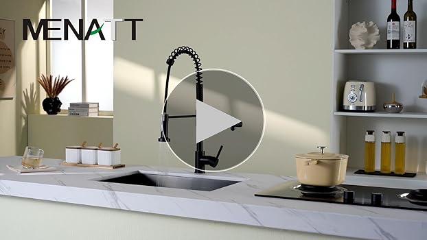 MENATT 24 Inch Undermount Single Bowl Kitchen Sink, SUS304